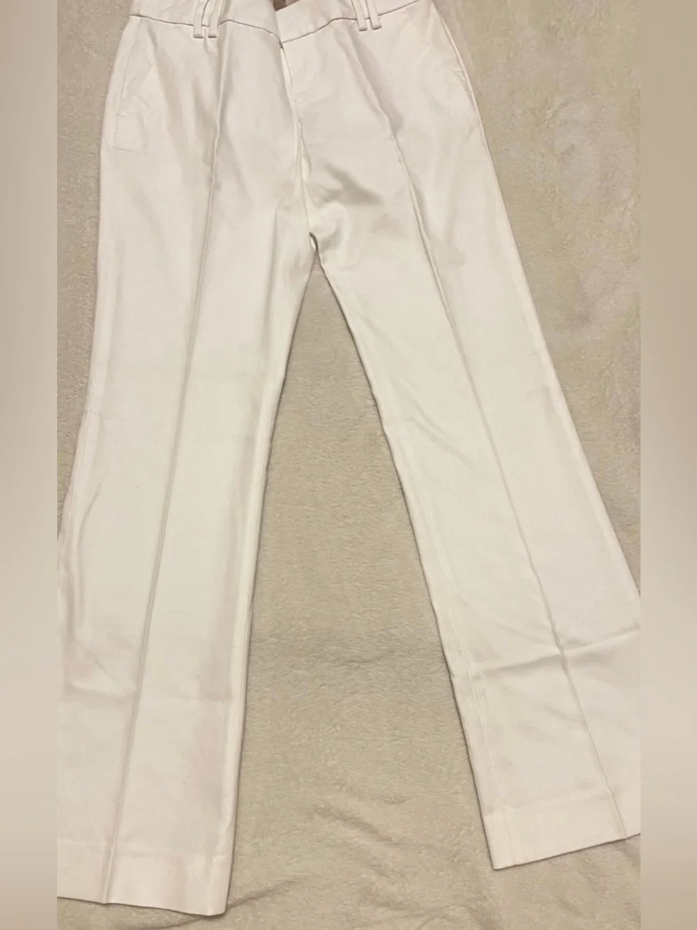 Banana Republic white linen pants